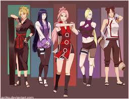 Grown Up Female Characters Meninas Naruto Naruto Personagens De Anime