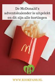De Mcdonald S Adventskalender Is Uitgelekt En Dit Zijn Alle Kortingen Mcdonald S Mcdonalds Milkshake