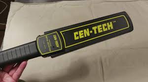 I think i would just buy another one unless i could swing the garrett. Harbor Freight Cen Tech Wand Metal Detector Review Youtube