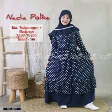 Tentu saja contoh tema acara kebersamaan memang telah banyak dicari oleh orang di internet. Terlaris Nadia Polka Kids Gamis Motif Polkadot Anak Perempuan Gamis Anak Usia 7 9 Tahun Shopee Indonesia