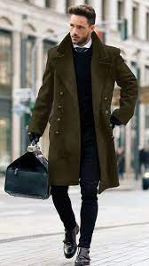 Mens Wool Coat Long Coat Men Winter Outfits Men Men Fashion Photo