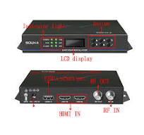 2-channel HD to RF DVB-T DVB-C ATSC ISDBT HDTV Modulator ...