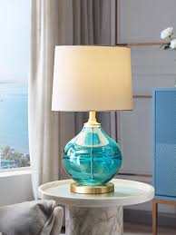 Great savings & free delivery / collection on many items. High End Customization Mediterranean Blue Glass Desk Lamp Study Bedroom Bedside Lamp Creative All Copper Luxury Desk Lamp Led Table Lamps Aliexpress