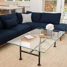 24 X 48 Rectangle Glass Table Tops
