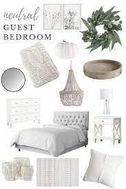 Neutral Guest Bedroom Inspo Pretty In The Pines New York City Lifestyle Blog Neutral Guest Bedroom Guest Bedroom Design Guest Bedroom Decor