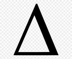 It's easiest to learn the alphabet by pronouncing the letters out loud as you write them, over and over. Why Does The Triangle Mean Change In Physics Delta Greek Letter Svg Clipart 5672183 Pikpng