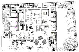 4 Star Hotel Plan Cadbull Hotel Plan Hotel Floor Plan Hotel Design Architecture