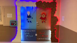 The heat miser is one of the two main antagonists in the rankin/bass television special the year without a santa claus. Hospital It Department Creates An Animated Christmas Door Display Featuring Snow Miser And Heat Miser