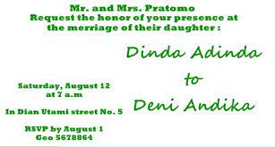 Contoh Invitation Card Bahasa Inggris Invitation Cards Rsvp Math