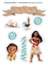 Moana Baby Free Printable Cake Toppers Moana Themed Party Moana Birthday Party Moana Cake