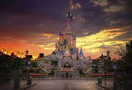 A Disneyland Paris Sunset Disneyland Paris Castle Disneyland Paris Paris Sunset