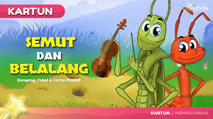 Semut Dan Belalang Kartun Anak Anak Dongeng Bahasa Indonesia Cerita Anak Anak Youtube