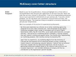 Mckinsey Cover Letter Sample