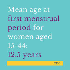 The Average Age For Women S First Menstrual Periods Aged 15 44 Is At Age 12 5 How Old Were You When You Got Your First Menstrual Period Menstrual First Period