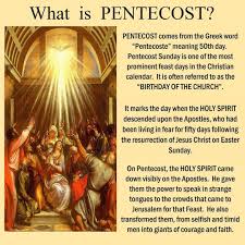 Pentecost is celebrated the seventh sunday after easter but what is pentecost and why is it important to christian? Holy Spirit The Paraclete What Is Pentecost Pentecost Comes From The Greek Word Pentecoste Meaning 50th Day Pentecost Sunday Is One Of The Most Prominent Feast Days In The Christian