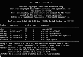 Xenix Screensnap Png Computer History Unix Microsoft Corporation