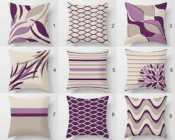 Overwhelmed by throw pillow options? Purple Throw Pillow Cover Lavender Lilac Violet Beige Cushion Covers Striped Pillow Shams Floral Lumbar Geometric Mix Match Pillow Cases In 2021 Decorative Cushions Purple Pillow Covers Decorative Pillow Covers