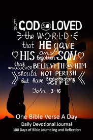 Only and sonsstretch linen trousers. Daily Devotional Journal For God So Loved The World That He Gave His Only Begotten Son One Bible Verse A Day 100 Days Of Bible Journaling And Reflection Amazon De Journals