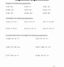 give your child a jump start on some essential algebra skills she ll be simplifying a algebraic expressions math expressions simplifying algebraic expressions