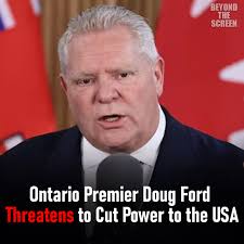 Ontario Premier Doug Ford Warns of "Trump Recession" as Tensions Escalate  Between U.S. and Canada, and Threatens to Shutoff Electricity. Is Canada  taking it too far? #tariffs #DougFord #Trump