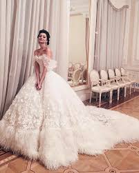 Custom Wedding Dresses Ball Gowns Mother Of Bride Evening Wear Wedding Dress With Feathers Ball Gown Wedding Dress Dream Wedding Dresses