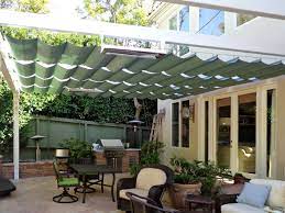 Residential Awnings Patio Covers Shades By Superior Awning Backyard Shade Slide Wire Canopy Outdoor Shade