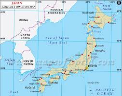 It is a huge metropolis located in the southern coastal area of honshu island. Jungle Maps Map Of Japan Latitude And Longitude