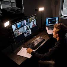 Broadcast Lighting Kit Cool Lighting Selfie Light Zoom Call