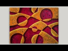 Red Orange Abstract Acrylic Painting With Glazing Technique Youtube Here's a guide to acrylic painting techniques for beginners that will help you begin your artistic journey.