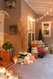Inspiring Outdoor Fall Decoration Ideas Best For This Season Fall Outdoor Decor Fall Decorations Porch Fall Front Porch Decor