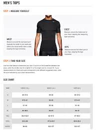 Nike Size Chart Clothing Www Bedowntowndaytona Com