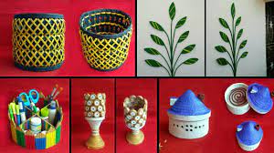 5 Ideas Of Newspaper Craft Best Out Of Waste Craft Idea Recycle News Newspaper Crafts Newspaper Crafts Diy Crafts