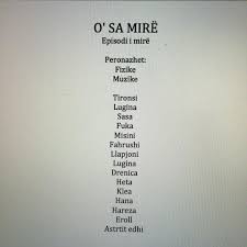 Keta Jane Personazhet E O Sa Mire Foto Telegrafi