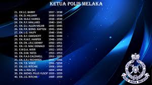 Lencana pangkat polis diraja malaysia the royal malaysian police rank insignia. Polis Melaka Senarai Nama Ketua Polis Melaka Dahulu Dan Facebook