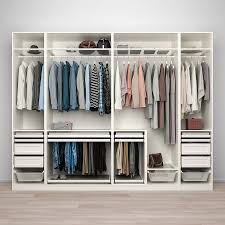 Pax Tyssedal Garderobekombination Hvid Hvid 300x60x236 Cm Ikea Ikea Wardrobe Ikea Pax Planner