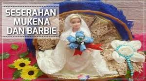 Cara membuat hantaran kain batik atau samping kebat #2. Cara Membuat Parsel Gamis Barbie