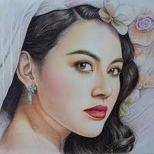 We should be careful in what we teach her. Beautiful Drawings Of Girls With Colour Novocom Top