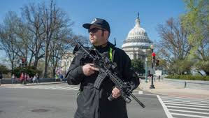 A man rammed a vehicle into two police officers at a barricade outside the us capitol in they added that the suspect got out of the vehicle and ran towards the officers brandishing a knife. Wounded Suspect In Custody After Shooting At Capitol Visitor Center