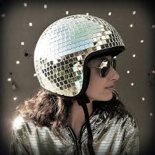 Black And Purple Motorcycle Helmet 