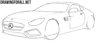 Ausmalbild mercedes e klasse ausmalbilder kostenlos zum ausdrucken. How To Draw A Mercedes Amg Gt Drawingforall Net Mercedes Amg Amg Mercedes