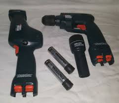 Black Decker Versapak Interchangeable Battery System Black Decker Versapak Drill Reciprocating Saw Flashlight Includes 2 Batteries Blackdecker Black Decker Drill Reciprocating Saw