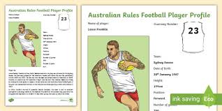 Green grass for golf course, soccer, football, sport. Lance Franklin Afl Player Profile Worksheet Teacher Made