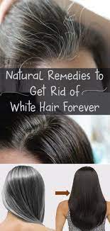 There Are A Lot Of Factors Which Can Cause The Apparition Of White Hair They Differ From Stress G Remedy For White Hair Healthy Beauty Health And Beauty Tips