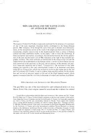People who call themselves malay are found in many countries in southeast asia, united by a notional shared identity but divided by political boundaries. Pdf Men Askaenos And The Native Cults Of Antioch By Pisidia Aitor Blanco Perez Academia Edu