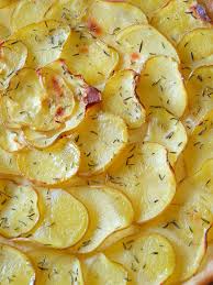 Tarte Fine A La Pomme De Terre Et Thym Cuisimiam Recettes De Cuisine Recette Pomme De Terre Cuisine Et Boissons