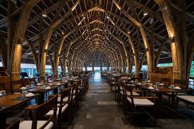 It is very glamorous but also very simple. Bamboo Long House Restaurant Bambubuild Archdaily