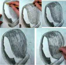 رسم شعر مرتب