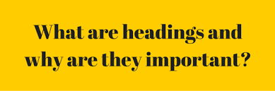 So if you want heading 1, heading 2, heading 3 at toc levels 1, 2 and 3. What Are Headings And Why Are They Important Elite Editing