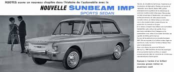1963 65 Sunbeam Imp British Motors Sunbeam Motor Car