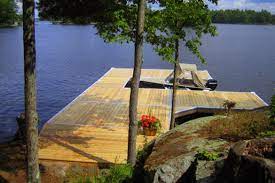 Connect a piece of string between the posts to. Aluminum Dock Designs Cottage Docks For Sale Floating Docks Ontario